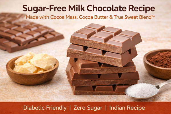 Sugar-Free Milk Chocolate Recipe (1 kg Batch)