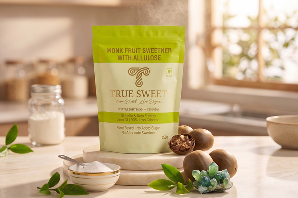 Monk Fruit Sweetener without Erythritol | Allulose Sweetener | Sugar Replacer | 250g