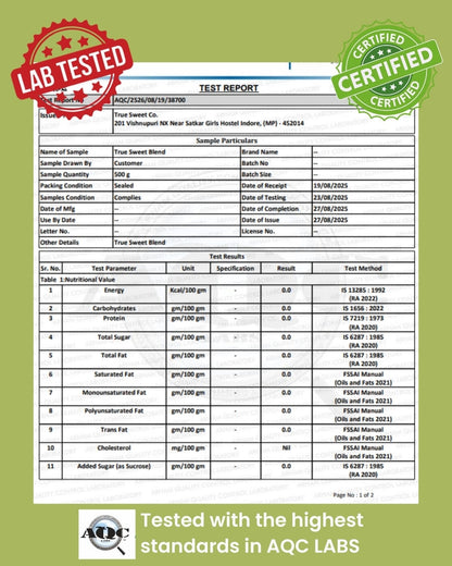 Monk Fruit Sweetener without Erythritol | Allulose Sweetener | Sugar Replacer | 30 Sachets (150g)